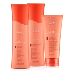 Amend Kit liso Descomplicado Shampoo e Condicionador 250ml + Leave-in 180g