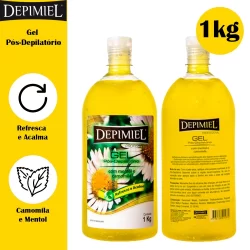 Gel Pós Depilatório Depimiel Mentol Refresca e Acalma 1kg