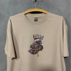 Camiseta Pray Money gangster oversized streetwear algodão sufgang