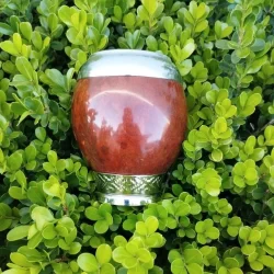Cuia Chimarrão purungo Uruguaia pé metal