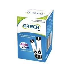 Tiras De HGT P/ Medição De Glicose G-TECH Lite c/50