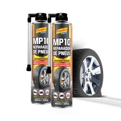 Kit 2 Reparo Pneu Instantâneo Reparador Spray Furo Veda Enche Carro Moto SOS 4X4 Bike Reparo Rapido