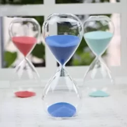 Ampulheta de vidro temporizador de areia - DT6884/DT6885