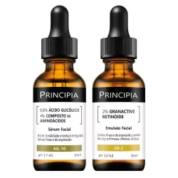 Kit 2 Séruns Principia Glicólico + Retinóide