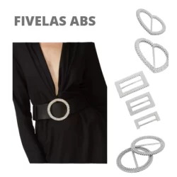 Lenço de Cabeça Fivela Pérola Canto da Roupa Pérola Seda Lenço de Seda Broche de Liga Abs Cintos Calças Saia Moda artesa