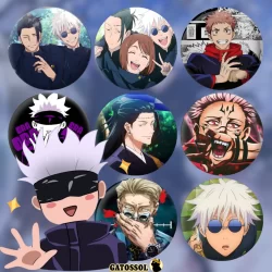 Bottons Jujutsu Kaisen 2 novo - ANIME Manga Geek - Bottom/botton/Boton/Broche/Botons/Button/Pin/Botum