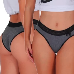 KIT 5 Calcinha Tanga Sana Compressão Lingerie 5 Unidades