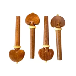 Kit 04 Cravelhas Rosewood Violino 4/4 Heart Coração