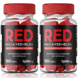 Super Maca Red Vermelha 1500mg 120 caps