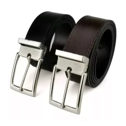 Kit 2 Cinto Masculino Social Elegante Dupla face Confortável Para o Dia a Dia