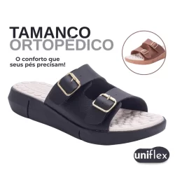 Tamanco Fivela UniFlex Conforto Massageador Palmilha Para Esporão