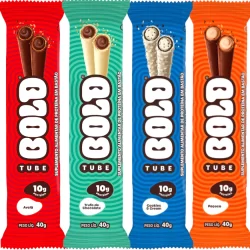 Bold Bar Barrinha Proteica Bold Tube 40G Zero Acucar - EMBALAGEM NOVA