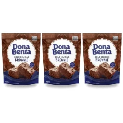 3 Mistura Para Bolo Dona Benta Brownie 450g