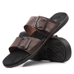 Sandália em Couro Masculina Super Confortável Promoção Imperdível
