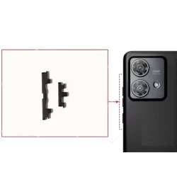 Botões Externos Botão Power Volume Para Moto Edge 40 Neo