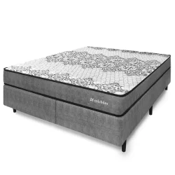 Cama Box Queen Ortopédico Firme Sleep Time  158x198x51 Bf Colchões