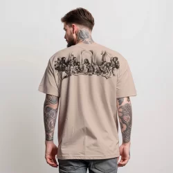 T-Shirt Masculina Santa Ceia Moda Cristã Jesus Cristo Camisa Street Wear