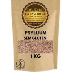 Psyllium Psylium Psilium Fibra 1 KG - Sem Glúten Alta Qualidade Pronta Entrega
