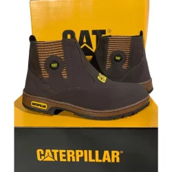 Bota Masculina botina Caterpillar em Couro Sintetico Bonita e Barata Envio rápido