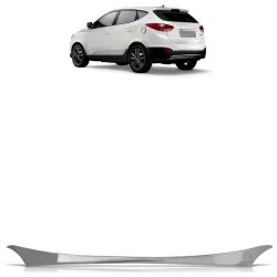 Friso Moldura Tampa Traseira Porta-Malas Hyundai Ix35 2009 2010 2011 2012 Cromado