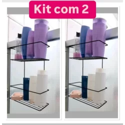 Suporte Shampoo para Banheiro 2 andares Box