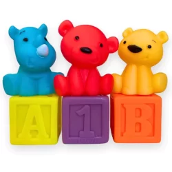 Kit 6 Bichinhos De Borracha Brinquedo Para Banho Bebê APERTAR