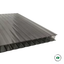 Placa Chapa de Policarbonato Alveolar 1,05 x 6,00 4mm Pergolado Toldo Telhado