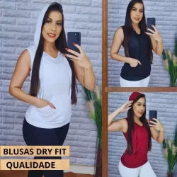 Blusas fitness academia Capuz } Camiseta veste leggins tapa bumbum tule Treino dry fit Camiseta top regata sport