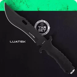 FACA AÇO COM BAINHA IDEAL CAÇA PESCA CAMPING SELVA SOBREVIVÊNCIA CHURRASCO RAMBO AFIADA SLK A70