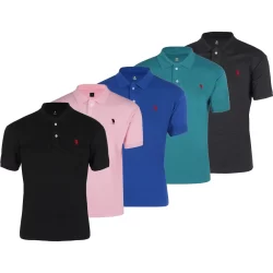 Camisa Gola Polo 18 Cores Logo Bordado