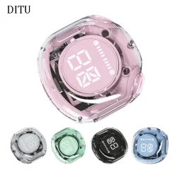DITU Fone de Ouvido Bluetooth AirPro3, LED Digital, ENC 5.3, Para Android/iPhone