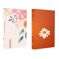 Kit Bíblia Sagrada | NVI | Flor Branca + Floral