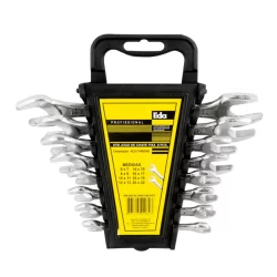 Jogo De Chaves Fixas Boca Kit Com 8 Pecas 6 A 22MM Formato em U Haste Metálica