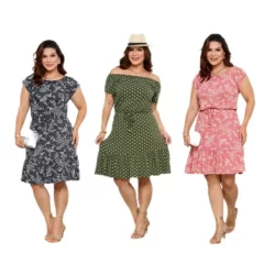 Vestido Ciganinha em Viscolycra Premium