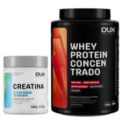 Kit Dux Nutrition Whey concentrado 900g + Creatina 300g monohidratada Pura