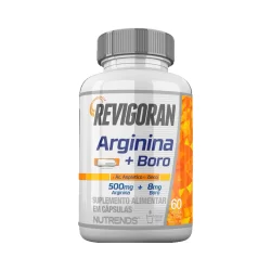 Arginina + Boro (com Ácido Aspáratico e Zinco) - 60 Cápsulas - Nutrends
