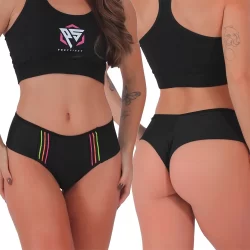 Calcinha Tanga Fio Duplo Microfibra Boa Forma Lingerie