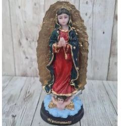 Imagem Resina Nossa Senhora Guadalupe 15cm Humildade Misericordia