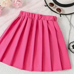 saia colegial infantil e juvenil kpop, anime, preta, branca, rosa e xadrez