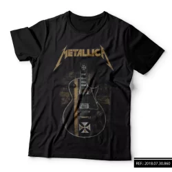 Camiseta Unissex Estampa Rock Metal Banda Metálica 100% Algodão Envio Rápido