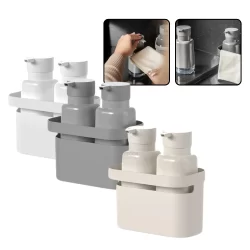 Conjunto 2 un Dispenser de Dertegente E Organizador Ou Flow 500ml Lavanderia Cozinha e Limpeza