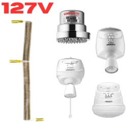 Resistência Chuveiro Lorenzetti 5500w 127v Tradição Lorenducha Jet Control 4 Temperaturas