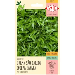 Sementes de Grama São Carlos Isla Envelope com 4.00g - 3 Envelopes