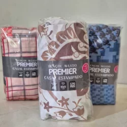 Kit Com 02 Lençol Solteiro Estampado Avulso Com Elástico Black Friday