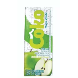 Água Saborizada Maça Verde Coko 200ml 27 Unidades Ideal Para Destilados