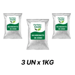 BICARBONATO DE SÓDIO MULTIUSO 100% PURO 3KG