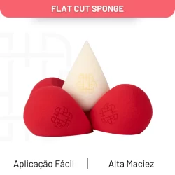 Esponja de Maquiagem Flat Cut Ana Hickmann