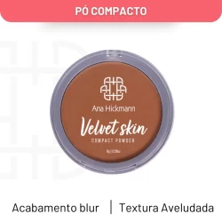Pó Compacto CP70 Compact Powder Velvet Skin Ana Hickmann