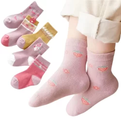 Kit 18 Pares de Meias Feminina Infantil Bebê Recém Nascidos Menina Estampadas