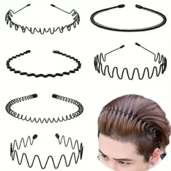 Tiara/Faixa De Cabelo De Metal Para Cabeça/Arco Unissex